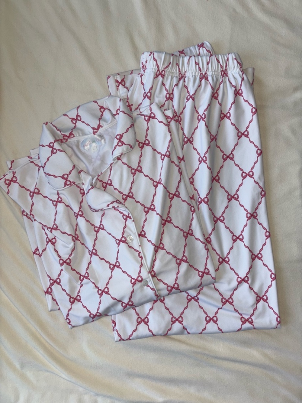 Cecil and Lou Women’s Red Bow Pajamas